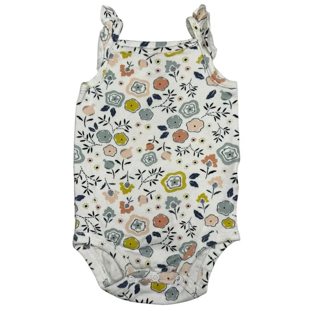 Carters Bodysuit Bundle Baby Girl Sleeveless 6-9 Months